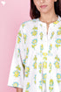 Cambric Cotton Kurta Pant Set In Block Print